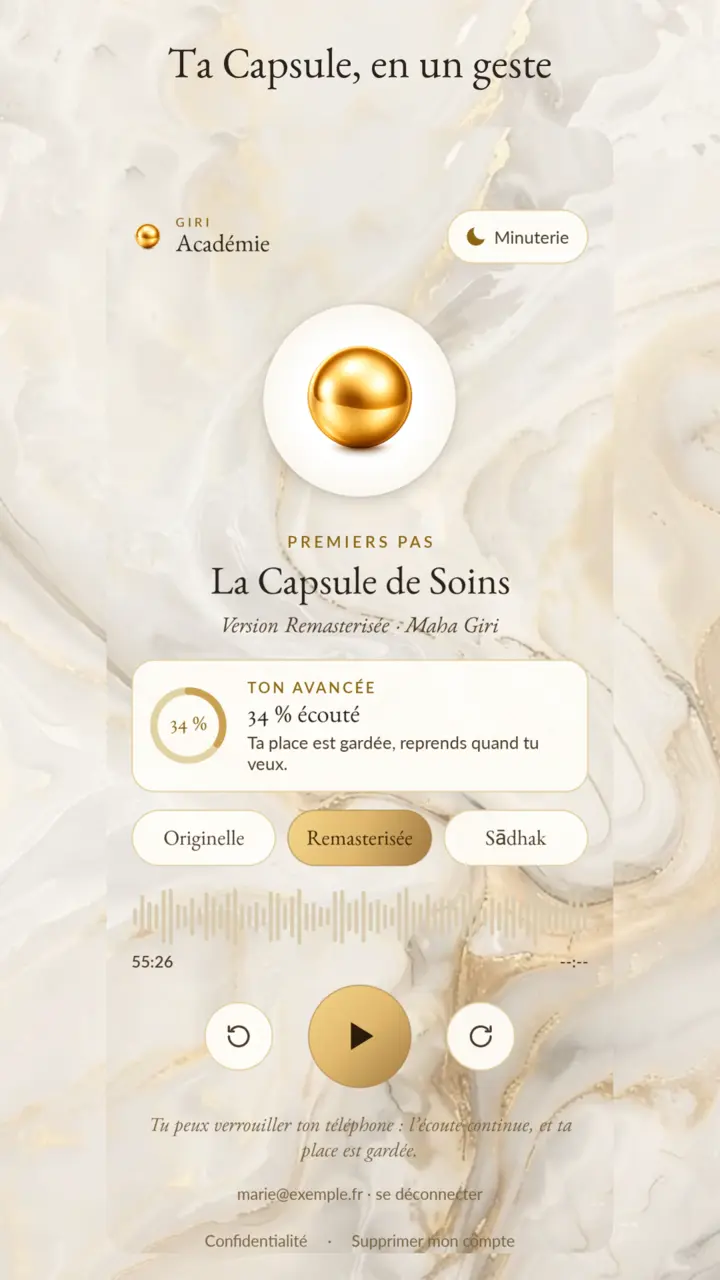Le lecteur de la Capsule de Soins
