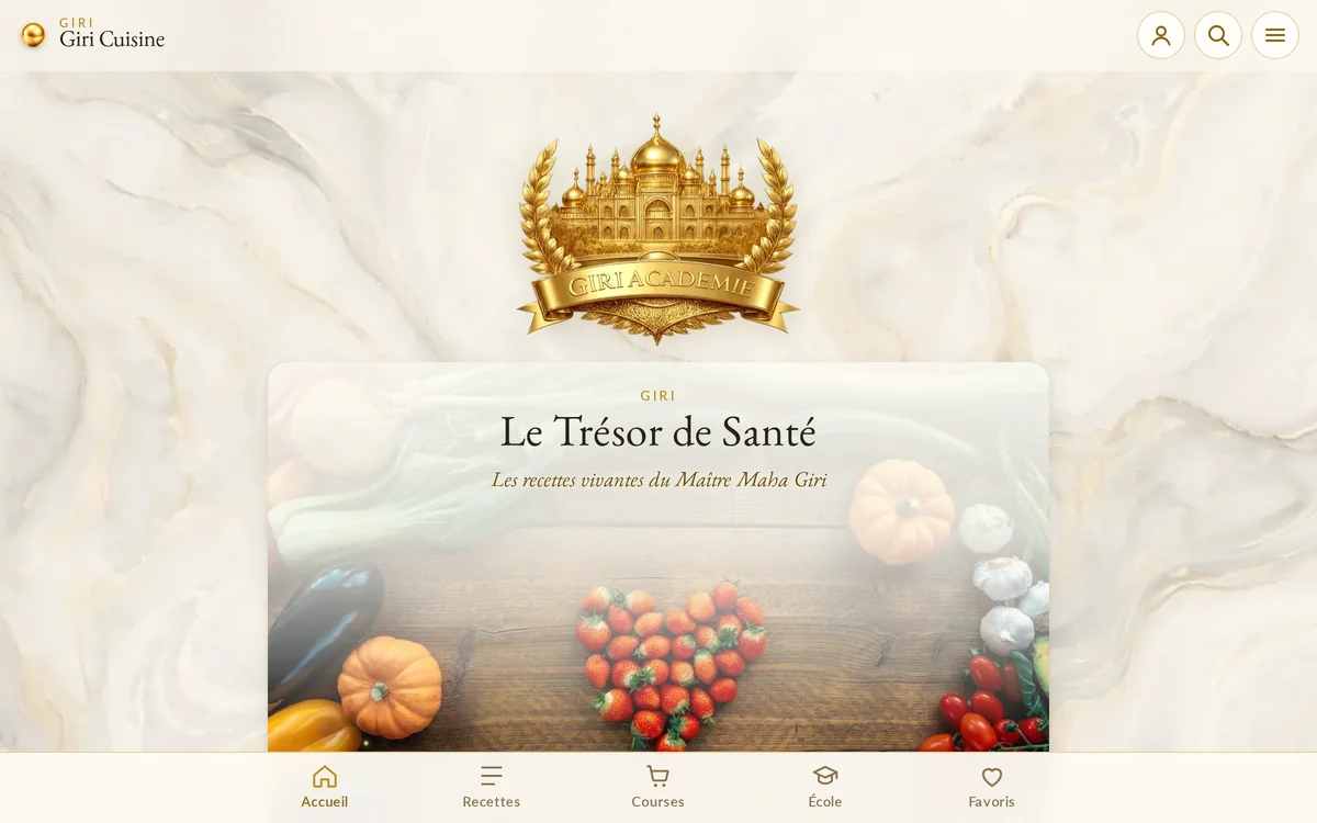 L'accueil de Giri Cuisine : Le Trésor de Santé