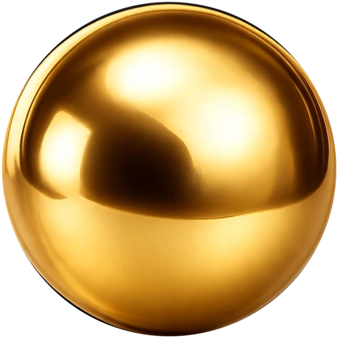 Logo de Mon Espace Pro : une sphère d'or au centre d'un cadran d'or, sur une tuile noire