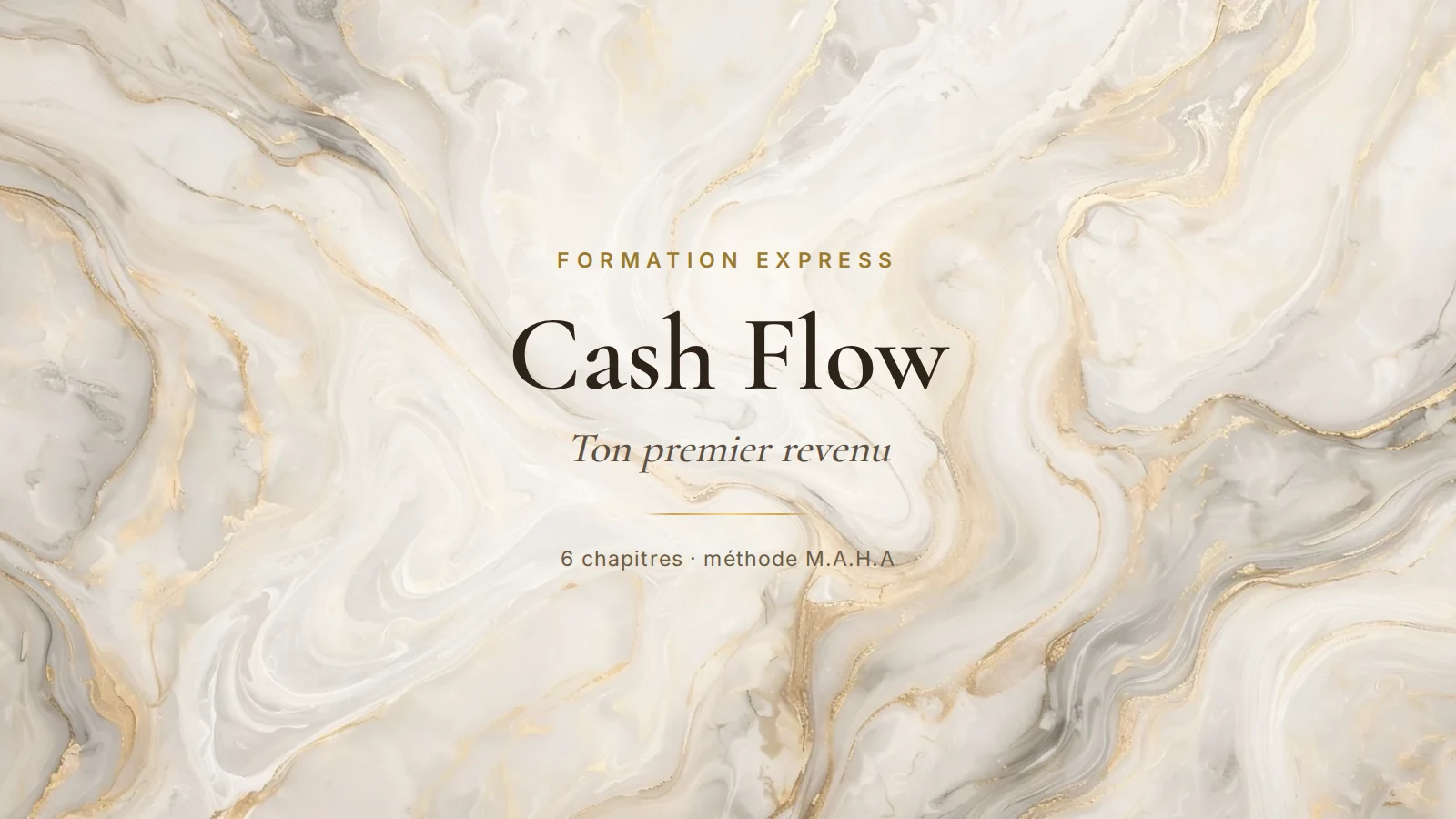 💰 CASH FLOW — La Formation Express