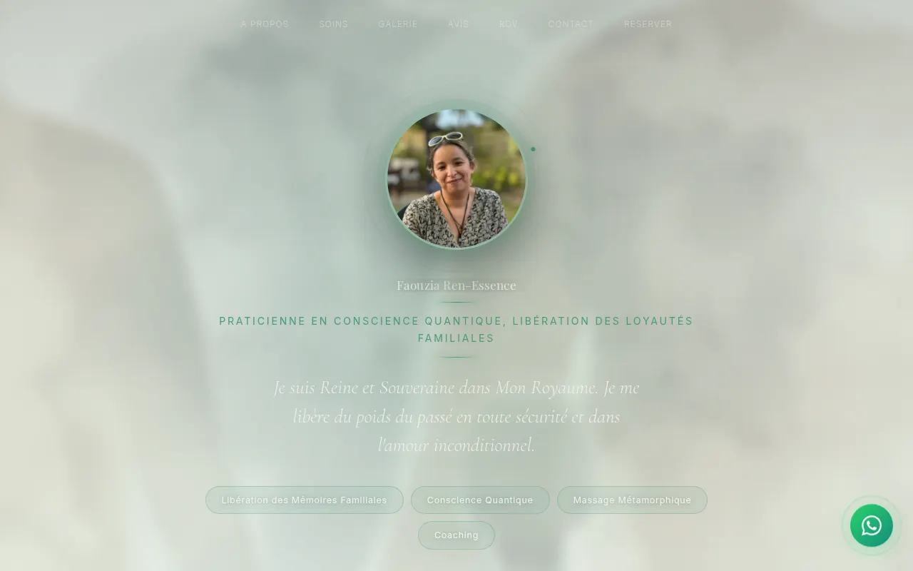 Site de Faouzia Ren-Essence