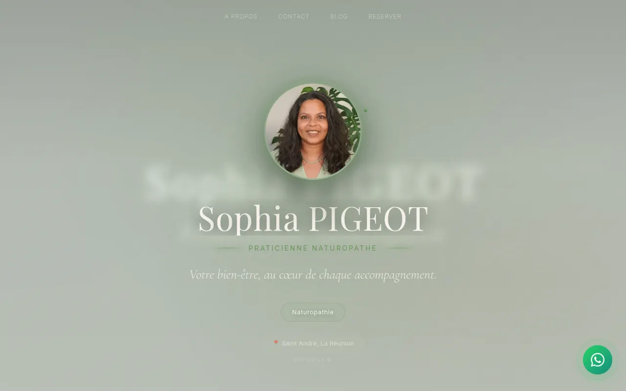Site de Sophia Pigeot